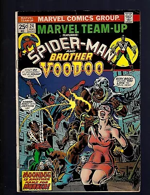 Buy Marvel Team Up #24 - Spider-man & Brother Voodoo Battle MoonDog In Good Cond • 4.87£