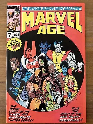Buy Marvel Age #7 1st Preview App Of Spider-Ham X-Men Cover VF/ NM ~ 1983 • 10.35£