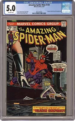 Buy Amazing Spider-Man #144 CGC 5.0 1975 4056244005 • 48.26£