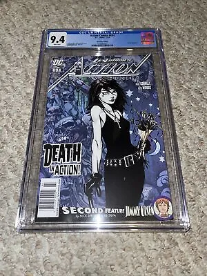 Buy Action Comics #894 - CGC 9.4 - Newsstand Variant - 2010 • 256.24£