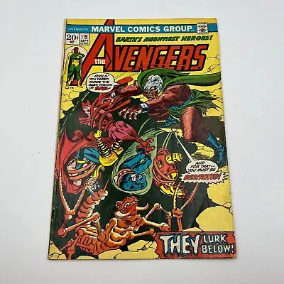 Buy AVENGERS #115 1973 Bob Brown M.Esposito MARVEL COMICS Loki Thor Black Knight • 11.80£