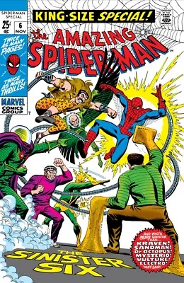 Buy The Amazing Spider-man Annual #6 1969 • 34.95£