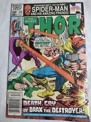 Buy Marvel The Mighty Thor #314 (Dec,1981) Moondragon And Dax  • 5.60£