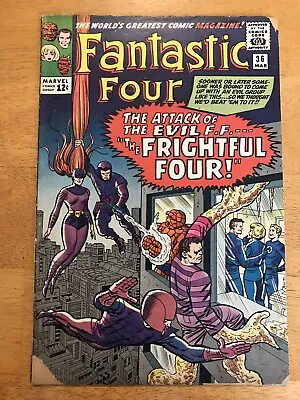 Buy Fantastic Four #36 (Marvel Comics 1965) 1st Appearance Frightful Four And Medusa • 57.32£