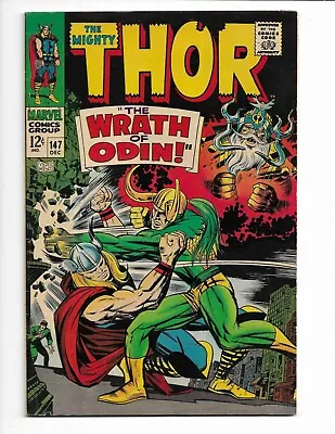 Buy Thor 147 - F- 5.5 - Sif - Odin - Balder - Loki - Princess Python (1967) • 47.40£
