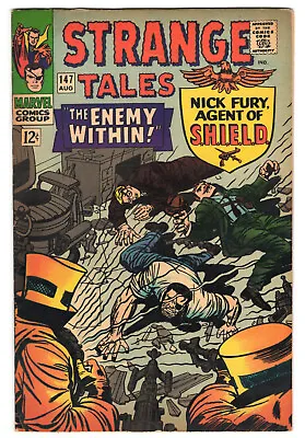Buy Strange Tales #147 Very Good Plus 4.5 Nick Fury SHIELD Doctor Strange 1966 • 12.64£