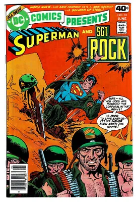 Buy DC COMICS PRESENTS #10 In NM-  A 1979 DC Bronze Age Comic SUPERMAN & SGT. ROCK • 15.93£