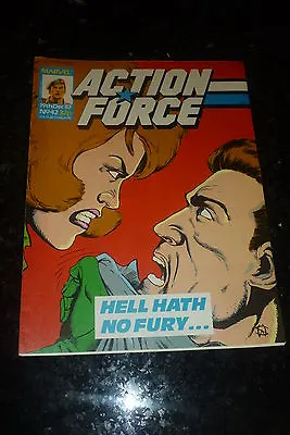 Buy ACTION FORCE Comic - No 42 - Date 19/12/1987 - Marvel Comic • 5.99£