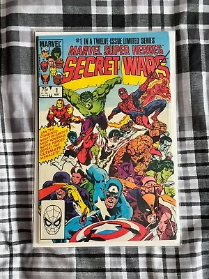 Buy Marvel Super Heroes Secret Wars #1 Direct Edition Marvel 1984 Comic Book • 60£