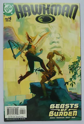 Buy Hawkman #4 - 1st Printing DC Comics August 2002 VF+ 8.5 • 4.75£