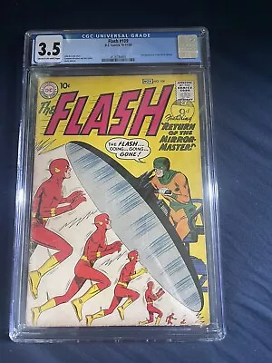 Buy Flash #109 DC Comics 1959 2nd Appearance Of Mirror Master CGC 3.5 • 300£