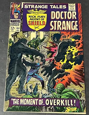Buy Strange Tales #151 (Dec. 1966) Silver Age Gold 1st Marvel Work By Jim Steranko • 17.99£