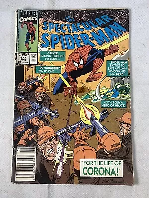 Buy The Spectacular Spider-Man #177 (Jun 1991, Marvel) Second Appearance Of Corona! • 4.73£