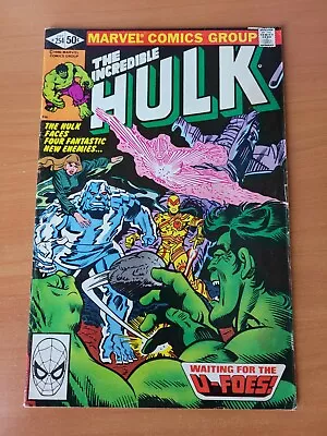 Buy The Incredible Hulk 254 Marvel Comic 1st Apperance Vector / Ironclad 1980 U-foes • 79.94£