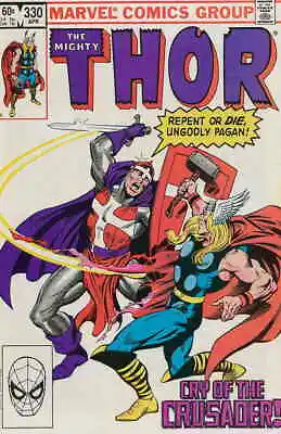 Buy Thor #330 VF; Marvel | 1st Appearance Crusader - We Combine Shipping • 12.80£