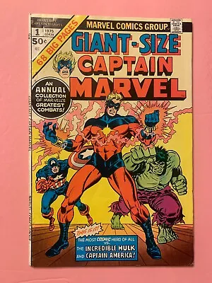Buy Giant Size Captain Marvel #1 - Dec 1975        (6973) • 10.19£