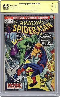 Buy Amazing Spider-Man #120 CBCS 6.5 SS Thomas 1973 22-0692A42-040 • 138.53£