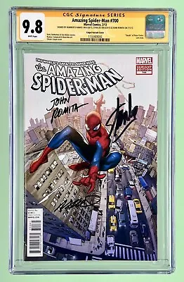 Buy Amazing Spider-Man #700 (CGC 9.8) 2013 Coipel Variant, 3x Signed, Stan Lee! • 1,204.72£