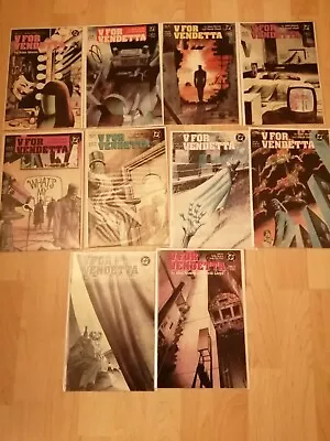 Buy V For Vendetta #1-#10, (complete Run),  DC Comics, Alan Moore, First Editions • 100£