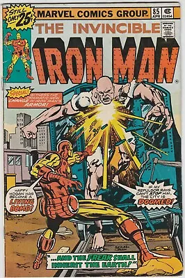 Buy The Invincible Iron Man #85 Comic Book April 1976  Marvel Comic Group • 4.76£