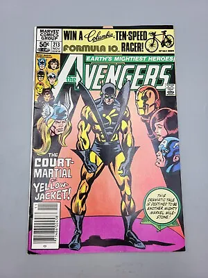 Buy The Avengers Vol 1 #213 November 1981 Court-Martial Marvel Comic Book Newsstand • 12.06£