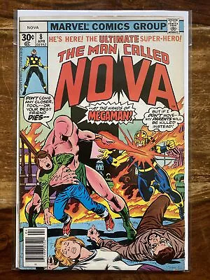 Buy Man Called Nova 8. 1977. Features Megaman. Key Bronze Age Issue. VG- • 2.99£