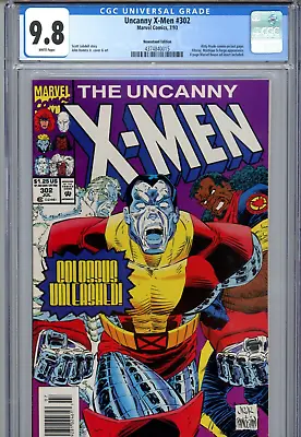 Buy Uncanny X-Men #302 (1993) Marvel CGC 9.8 White Newsstand Edition • 135.67£