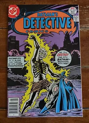 Buy DETECTIVE COMICS #469 FN- 5.5 Grade Batman Dr. Phosphorus DC Comics 1977 • 27.70£