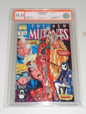 Buy New Mutants #98 Egc (9.0) Off White Pgs 1st Appearance Deadpool Euro Grader (sa) • 469.99£