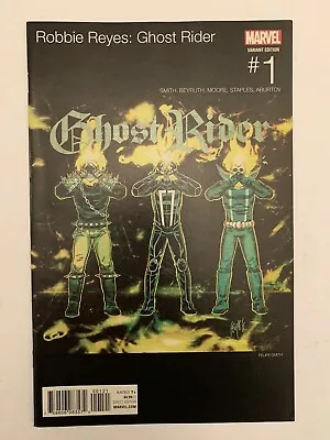 Buy Ghost Rider Robbie Reyes #1 Felipe Smith Hip Hop Variant Cover 2017 Marvel MCU • 24.99£