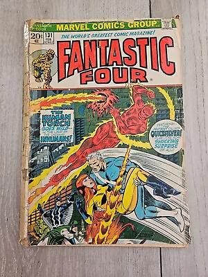 Buy Fantastic Four #131 Marvel Comics 1973 Low Grade 1st Cameo Appearcance Omega • 2.34£