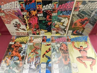 Buy Daredevil 271 272 273 274 275 276 277 278 279 280 Marvel Comic Run 1989 Vf- • 31.62£