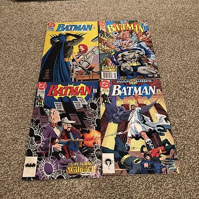 Buy DC Comics Batman Comics Lot Of 4 #470,473,475,476 • 10.26£
