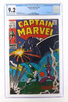 Buy Captain Marvel #11 (Marvel, 1969) CGC 9.2 • 118.95£