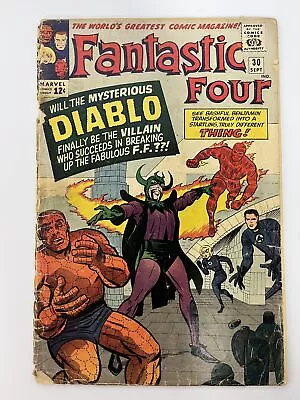 Buy Fantastic Four #30 (1964) In 1.8 Good- • 35.57£
