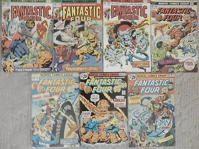 Buy Fantastic Four 7 ISSUE LOT #150,151,158,166,167,169,170 Hulk Vs. Thing WEDDING  • 36.19£