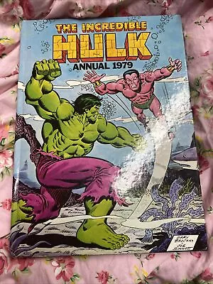 Buy The Incredible HULK Marvel Comics Annual 1979 Hardback Book • 3.99£