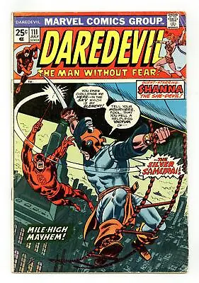 Buy Daredevil #111 VG 4.0 1974 1st App. Silver Samurai • 18.97£