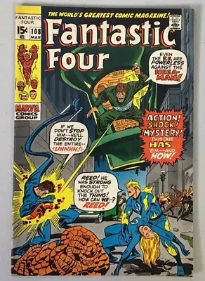 Buy Fantastic Four #108 Marvel 1971 NM+ 9.6 • 188.14£