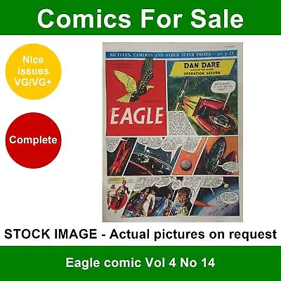 Buy Eagle Comic Vol 4 No 14 - VG/VG+ - 10 July 1953 • 5.99£