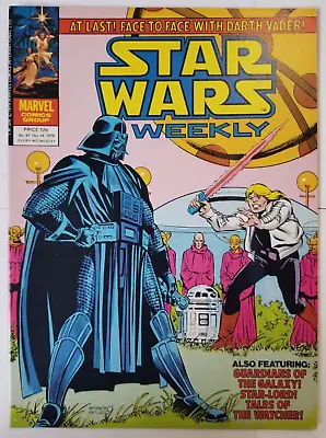 Buy Star Wars Weekly #87 VF/NM (Oct 24 1979, Marvel UK) Luke Skywalker V Darth Vader • 18.09£