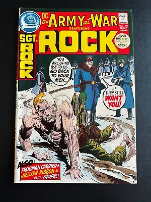 Buy Our Army At War #246 - Cover Art By Joe Kubert, 52 Page Giant (DC, 1972) VF- • 15.88£