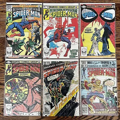Buy SPECTACULAR SPIDER-MAN Comic Lot #59-63, 66, 68, 70, 71, 75. Keys VF+ • 23.65£