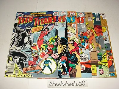 Buy Teen Titans 7 Comic Lot DC 1976 44 45 46 47 51 52 53 Robin Wonder Girl Kid Flash • 35.68£