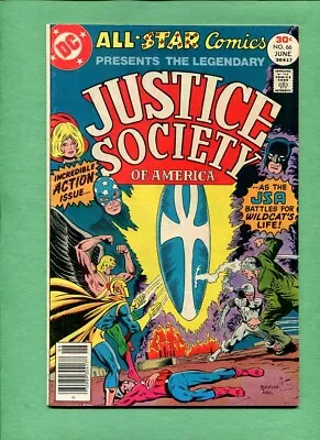 Buy All-Star Comics #66 JSA Wildcat Flash Hawkman Powergirl DC Comics June 1977 • 7.20£