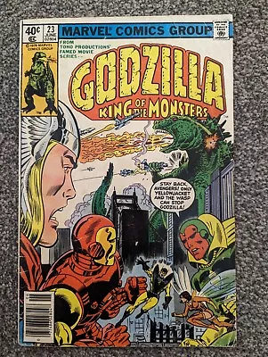 Buy Godzilla 23. Marvel Comics 1979, The Avengers. Pages Missing • 10£