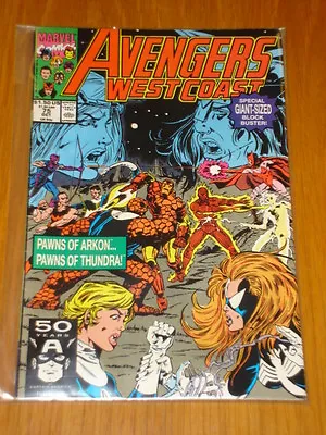 Buy West Coast Avengers #75 Vol 1 Comic Fantastic Four October 1991 • 3.49£