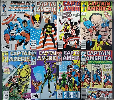 Buy (8) Captain America #334 336 337 338 339 342 345 355 Lot Marvel Comics 1987 • 18.44£