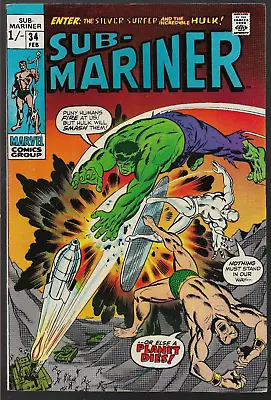 Buy SUB-MARINER (1968) #34 - 1st DEFENDERS Ish - Pence Copy - Back Issue • 29.99£