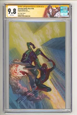 Buy Amazing Spider-Man #798 Alex Ross Virgin Cover CGC 9.8 - Signed • 279.83£